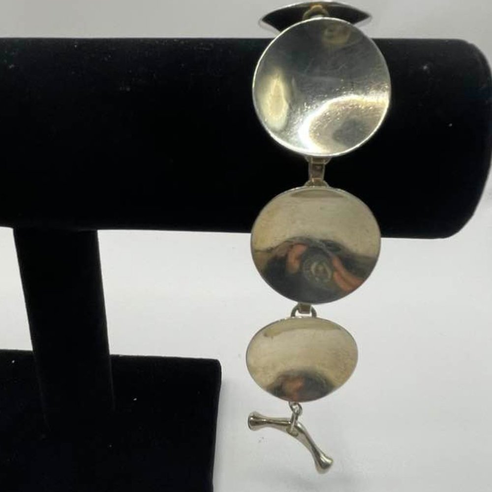 Robert Lee Morris Solid Silver Oversized Concave … - image 4